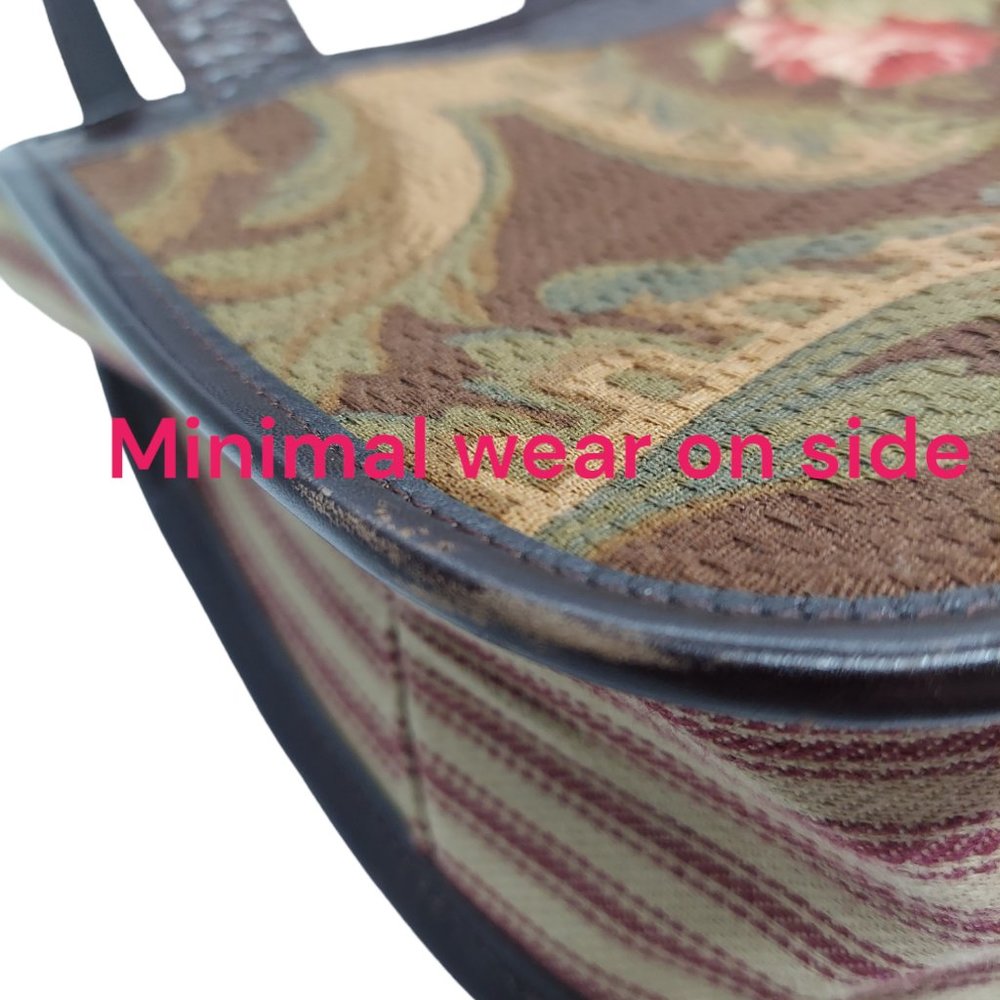 Brighton Fabric Floral / Leaf Pattern Purse - Picture 16 of 16